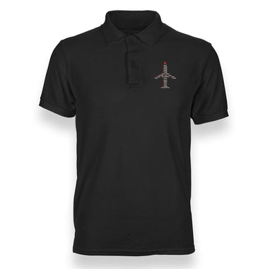 AVIATION ALPHABET POLO SHIRT THE AV8R